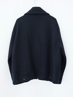 YOKE 男裝 Melton Stand Collar Zip Blouson 圖片7