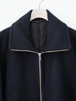 YOKE 男裝 Melton Stand Collar Zip Blouson 圖片8