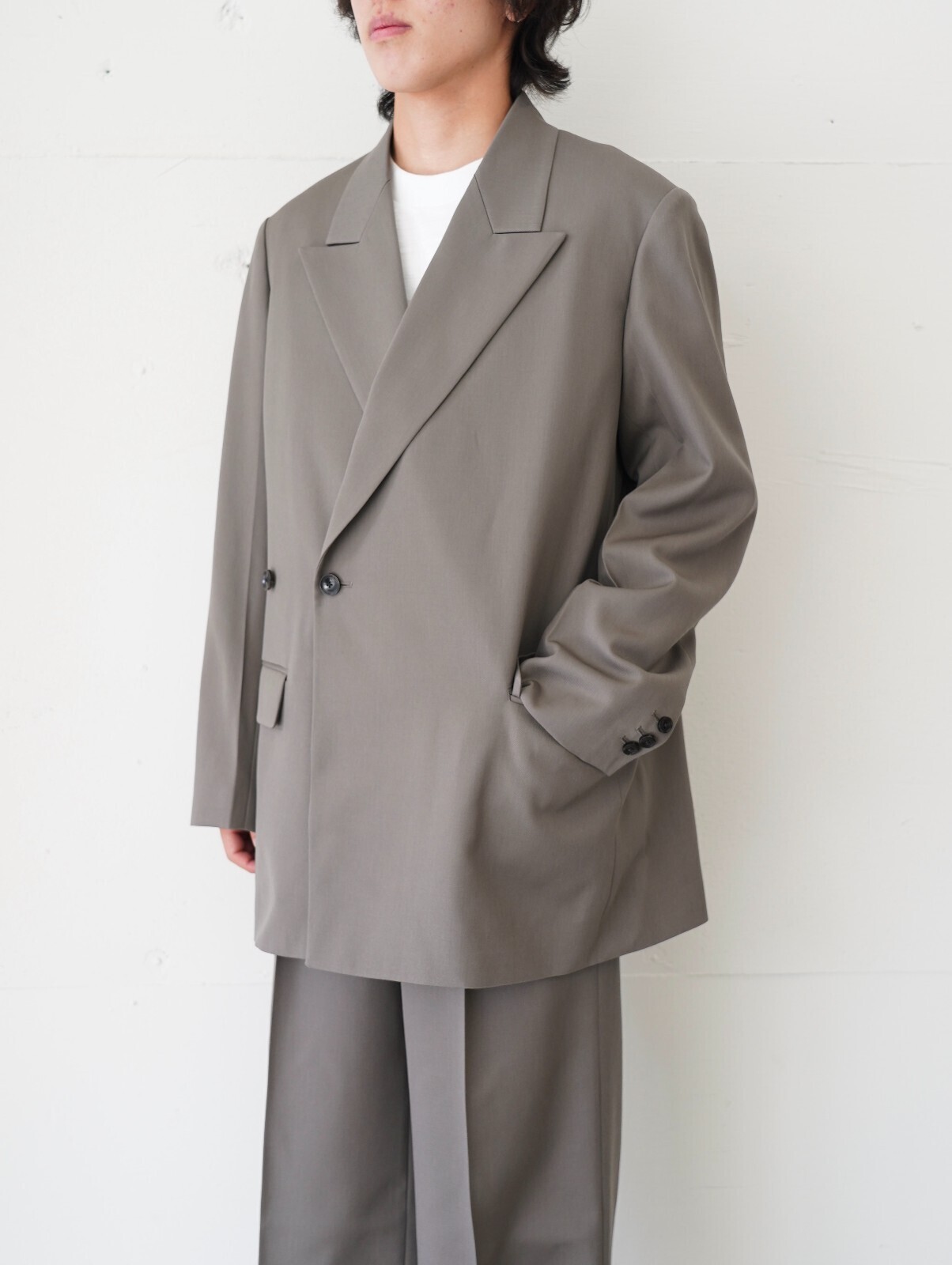 YOKE MENS Double Breasted Jacket IMAGE17