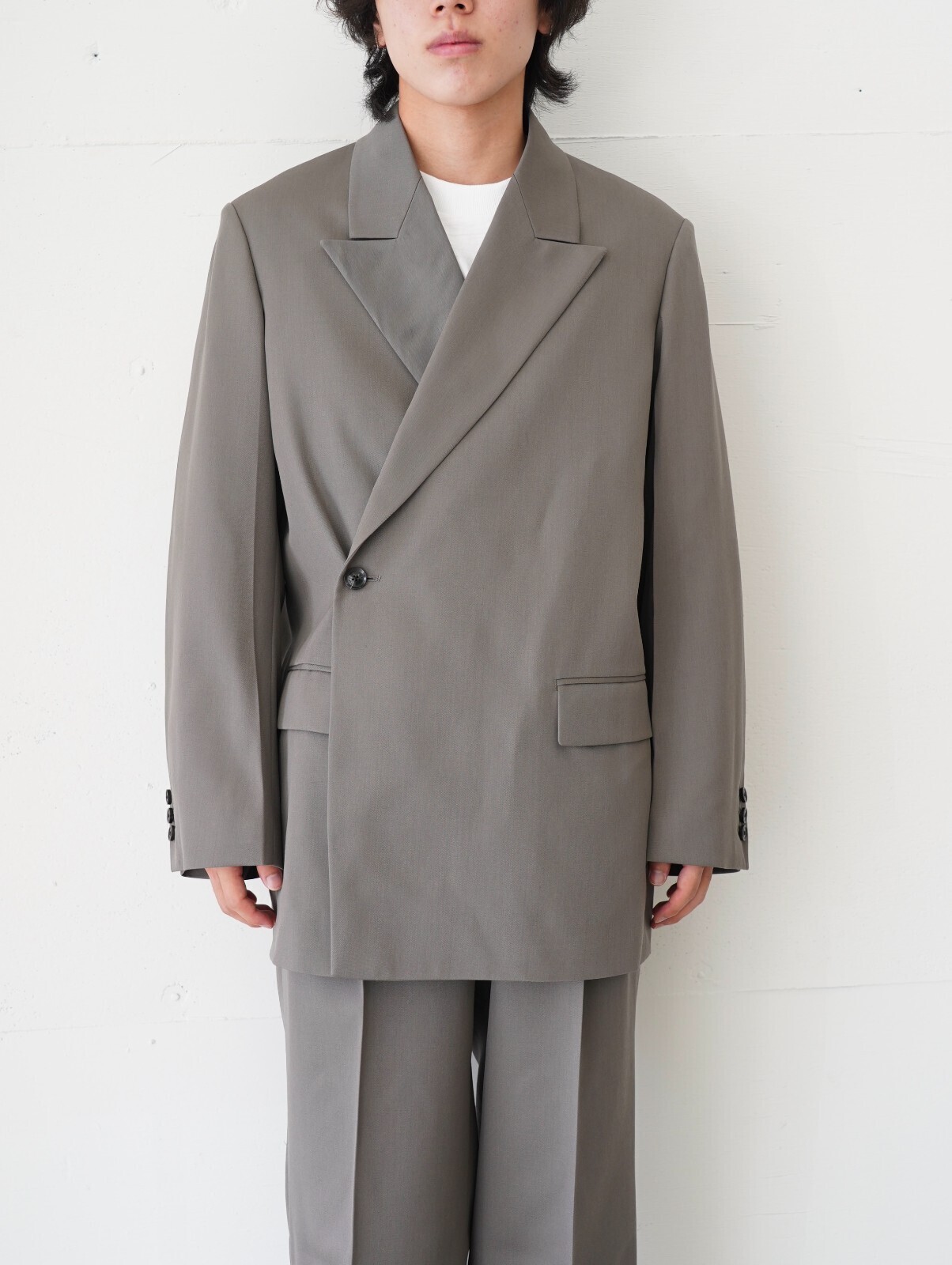 YOKE MENS Double Breasted Jacket IMAGE16