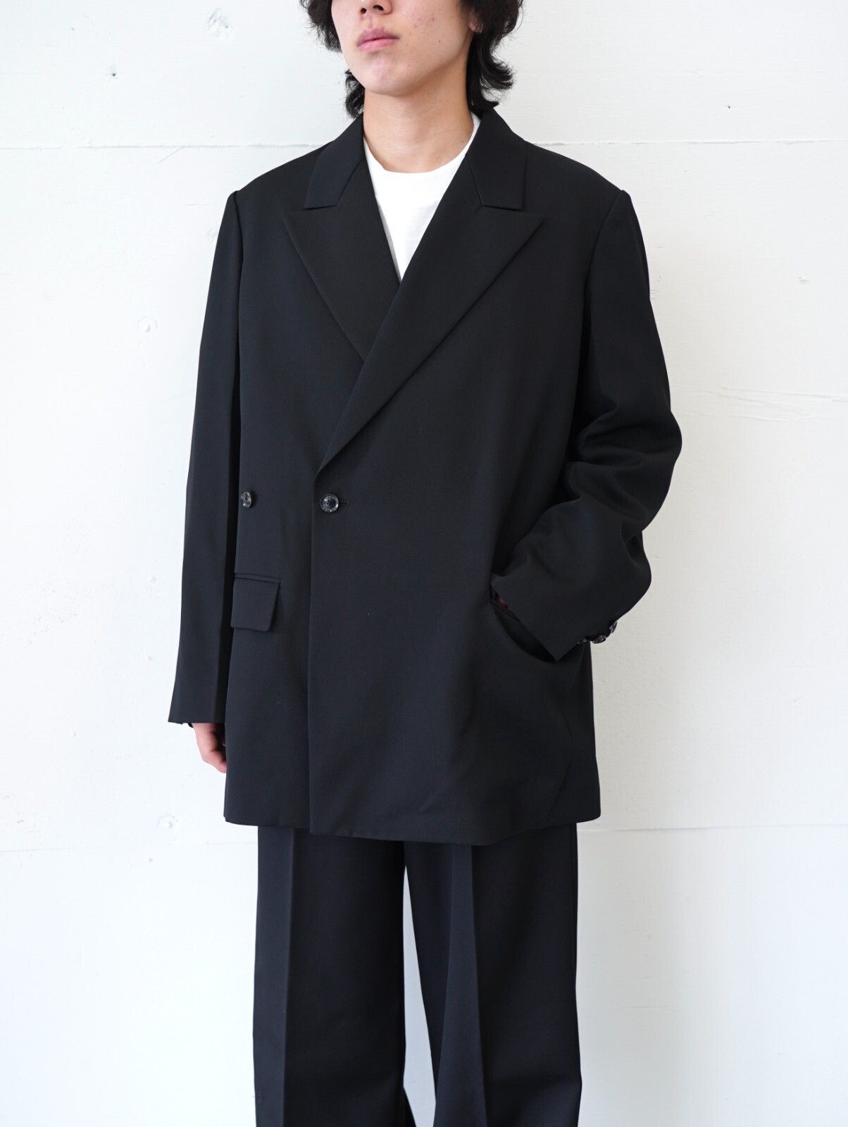 YOKE MENS Double Breasted Jacket IMAGE5