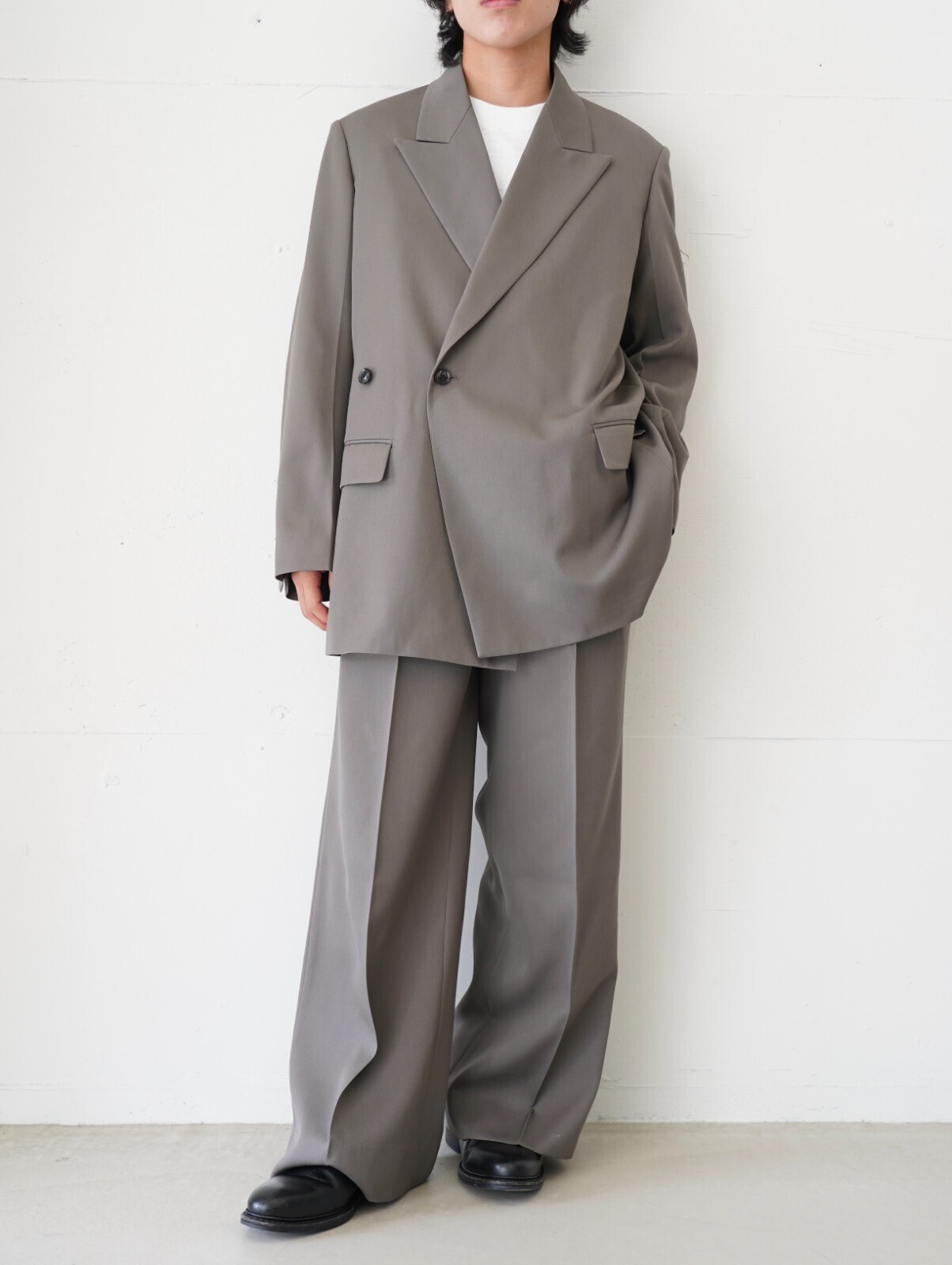 YOKE MENS Double Breasted Jacket IMAGE18