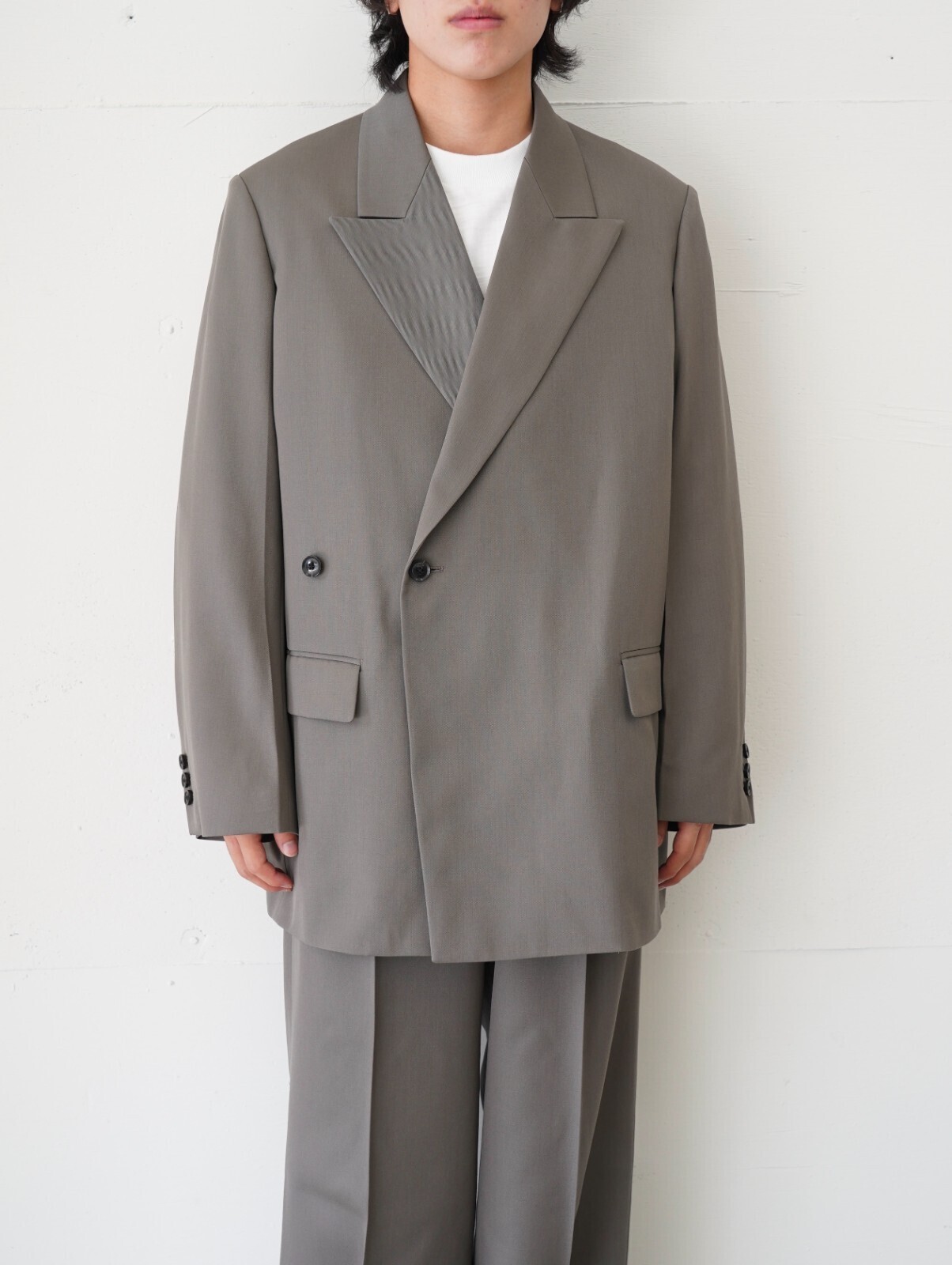 YOKE MENS Double Breasted Jacket IMAGE13