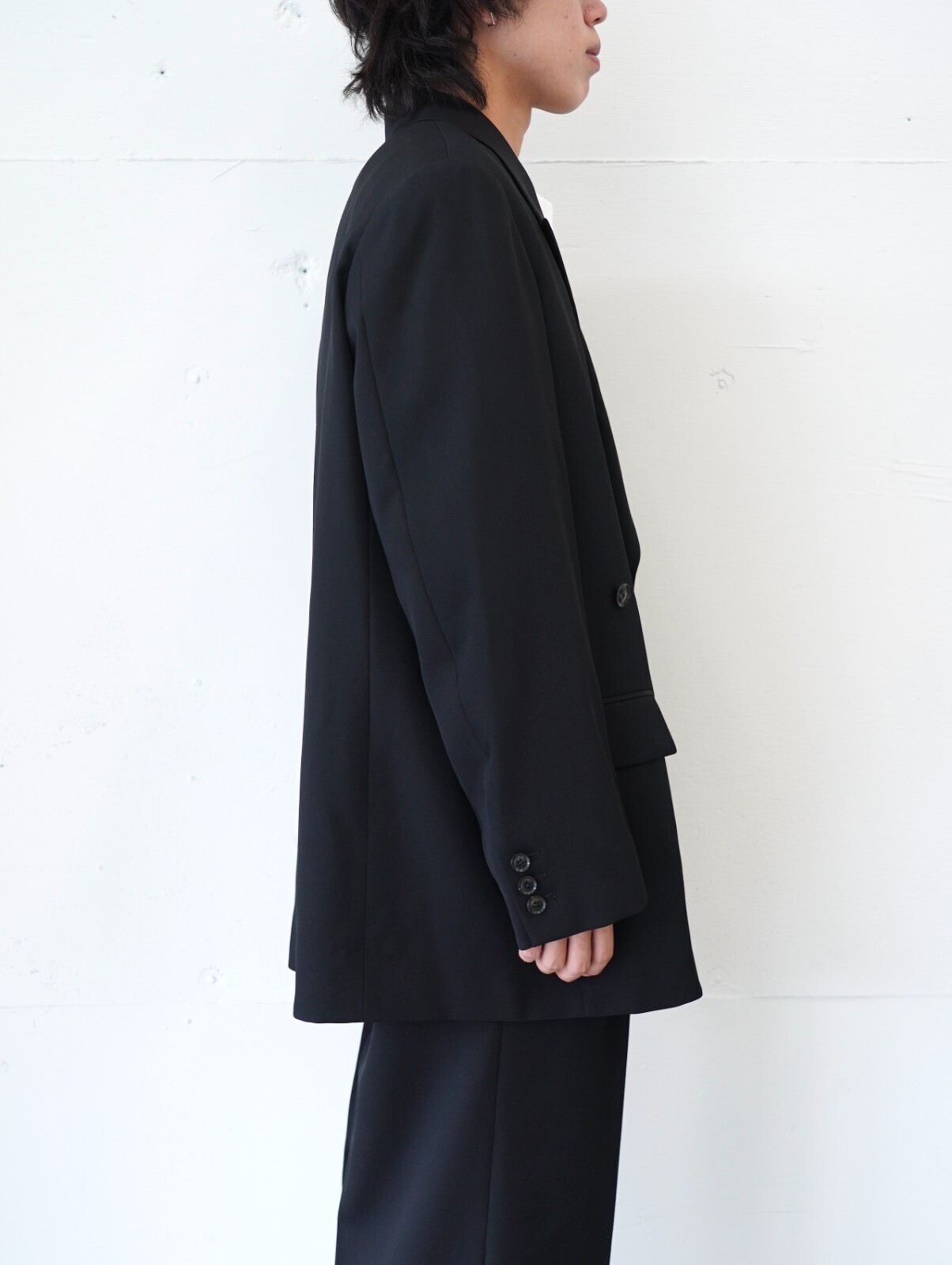 YOKE MENS Double Breasted Jacket IMAGE2