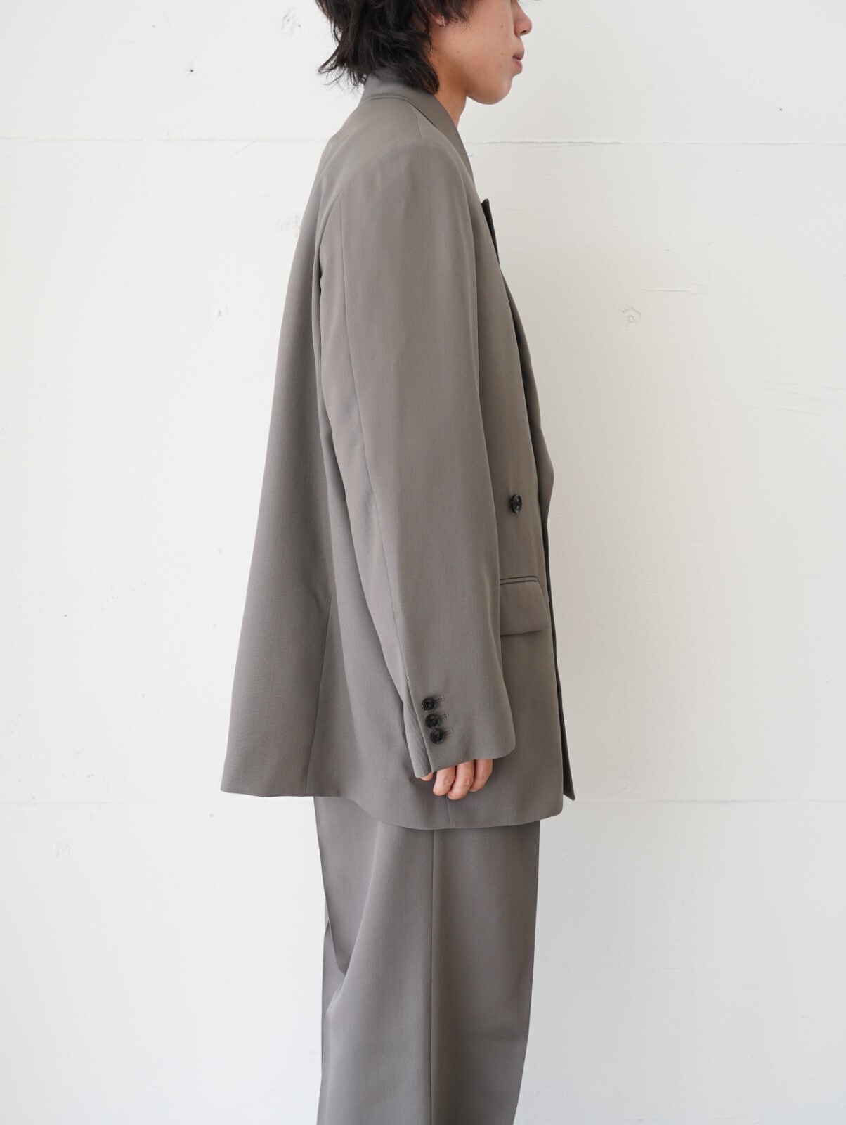 YOKE MENS Double Breasted Jacket IMAGE14