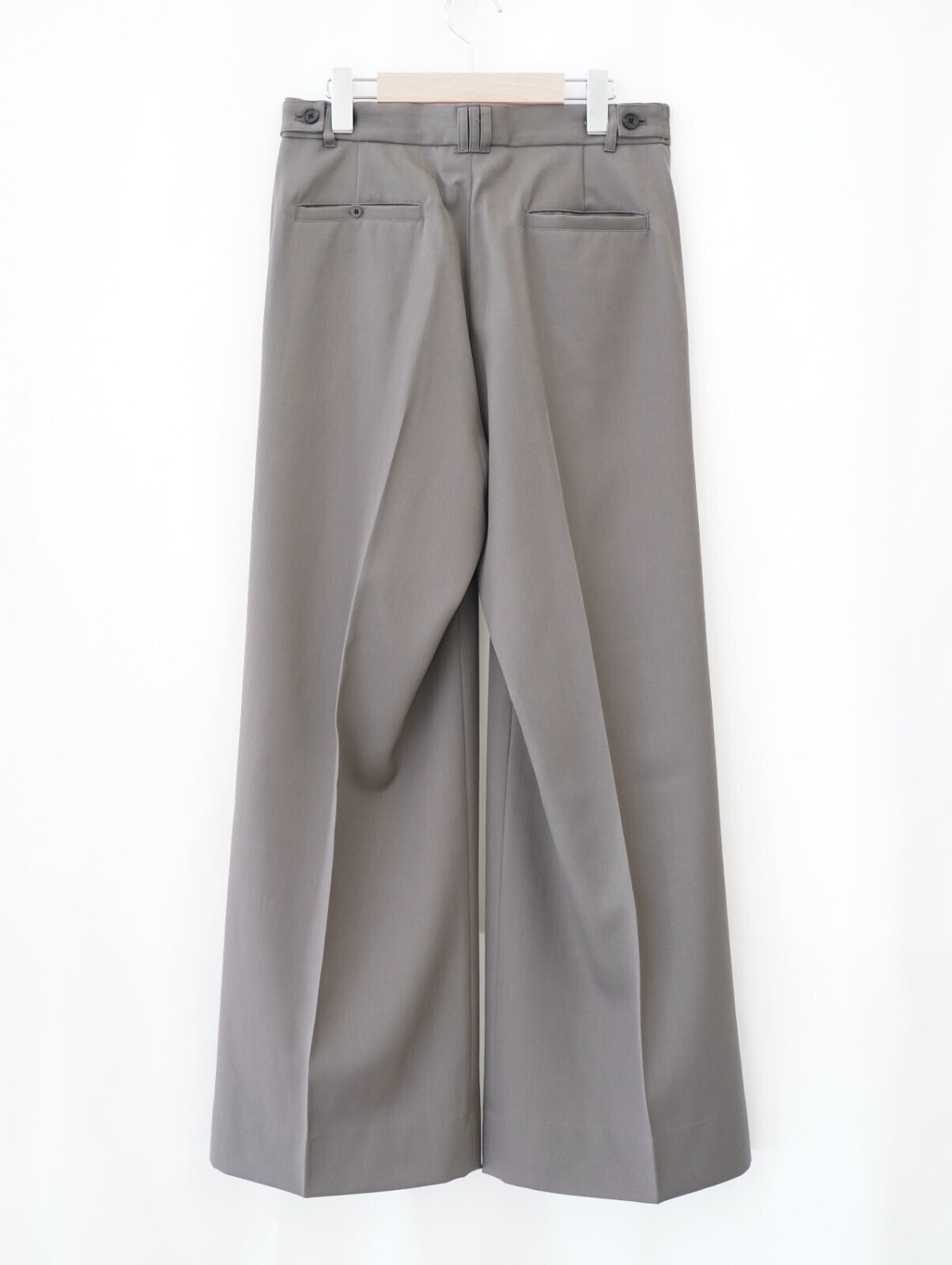YOKE MENS 3pleated Wide-leg Trousers IMAGE20