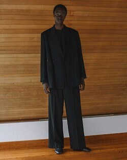 YOKE 男裝 3pleated Wide-leg Trousers 圖片11