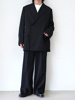 YOKE 男裝 3pleated Wide-leg Trousers 圖片5