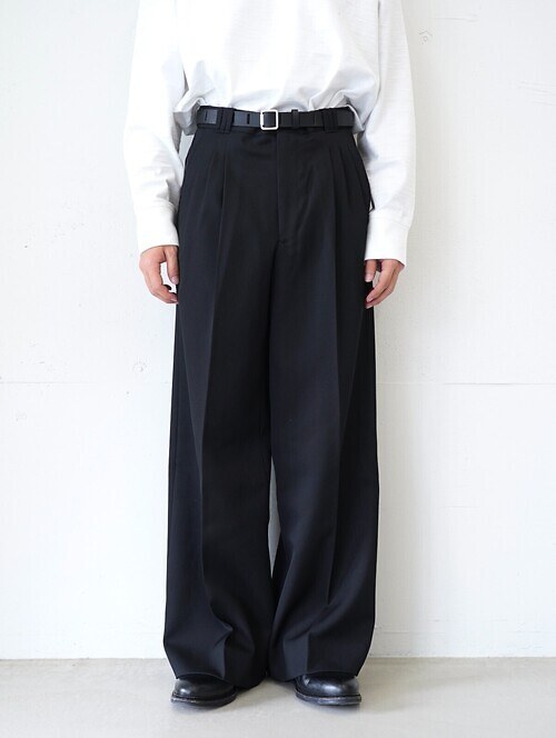 3pleated Wide-leg Trousers｜YOKE 男裝