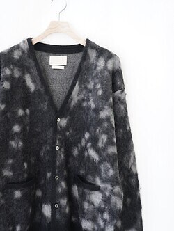 YOKE 男裝 Kid Mohair Jacqurad Cardigan 圖片7