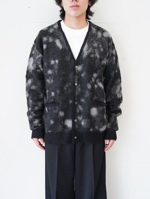 Kid Mohair Jacqurad Cardigan｜YOKE 男裝