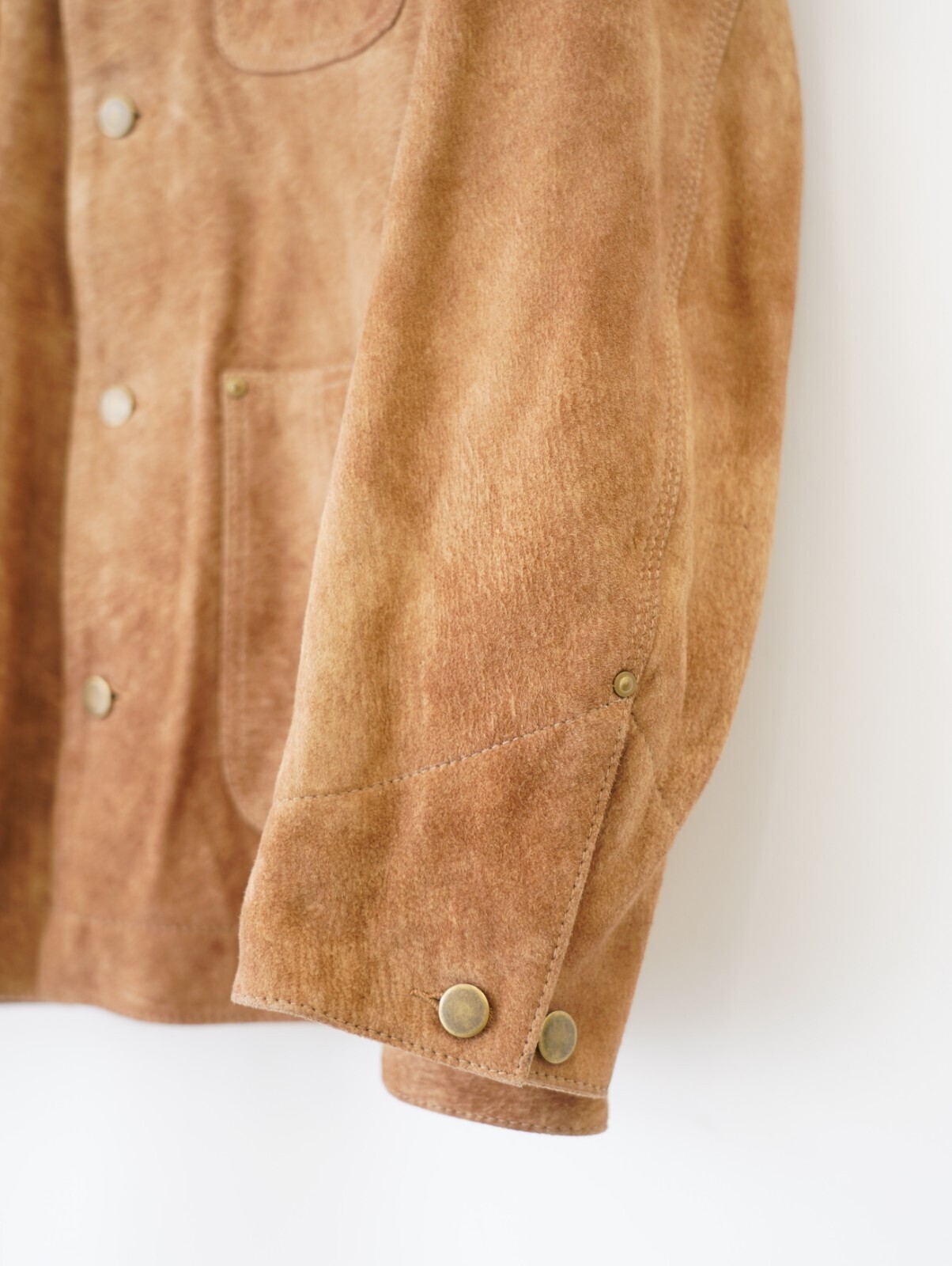SEVEN BY SEVEN 男裝 LEATHER MICHIGAN CHORE COAT ‐Goat suede Antique finish‐ 圖片21