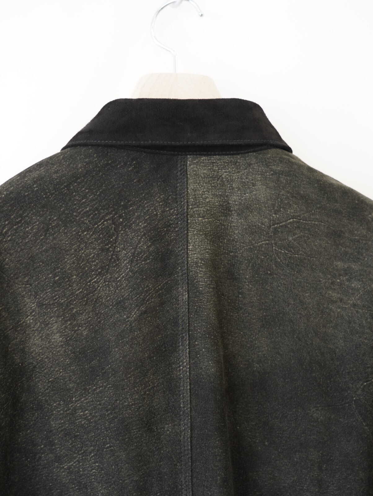 SEVEN BY SEVEN 男裝 LEATHER MICHIGAN CHORE COAT ‐Goat suede Antique finish‐ 圖片12