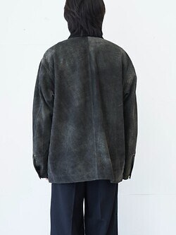 セブンバイセブン メンズ レザーミシガンコアコート 画像3