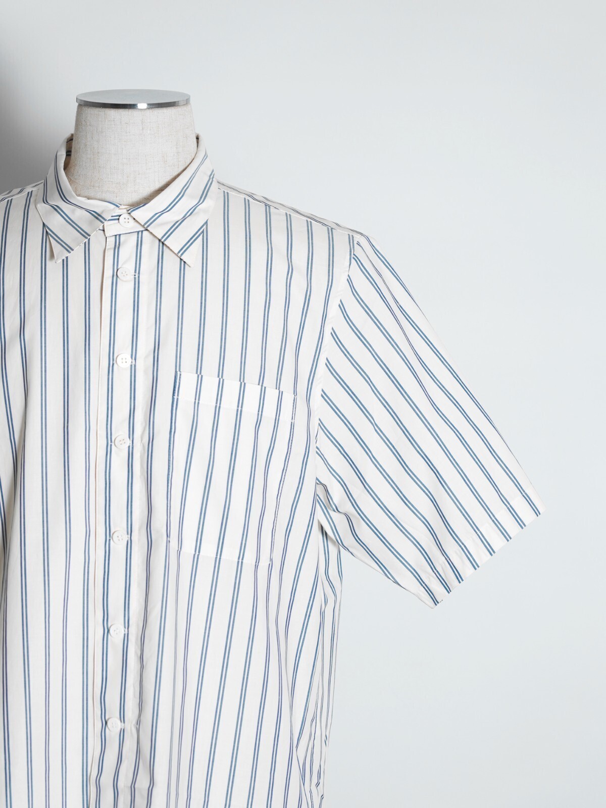 RICE NINE TEN 男士 Apart Length Short Sleeve Shirt 图片6