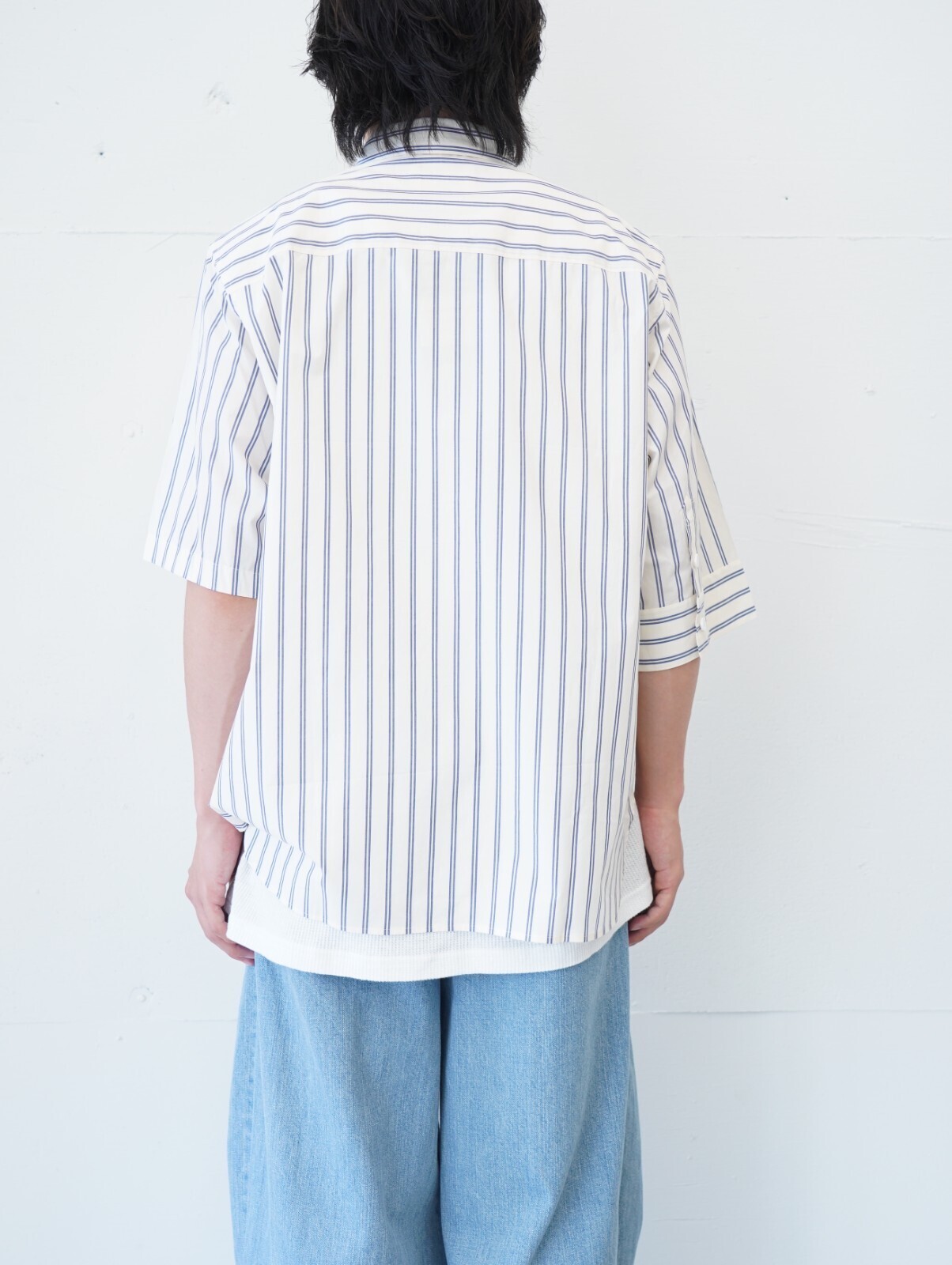 RICE NINE TEN 男士 Apart Length Short Sleeve Shirt 图片3