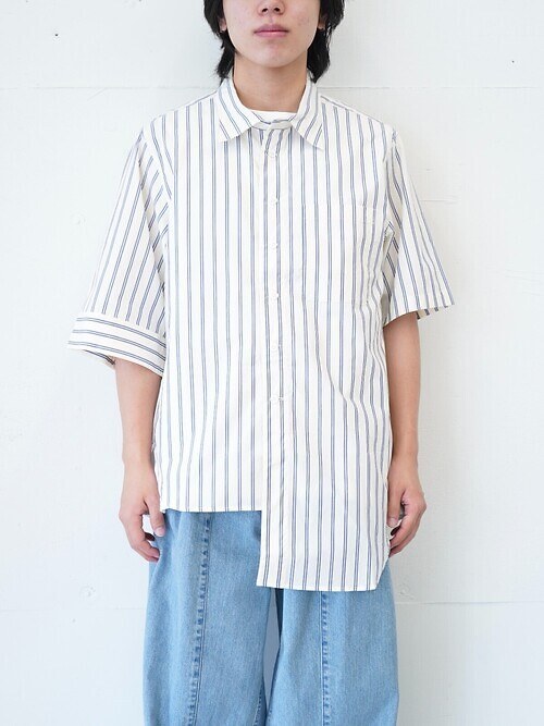 Apart Length Short Sleeve Shirt｜RICE NINE TEN 남성