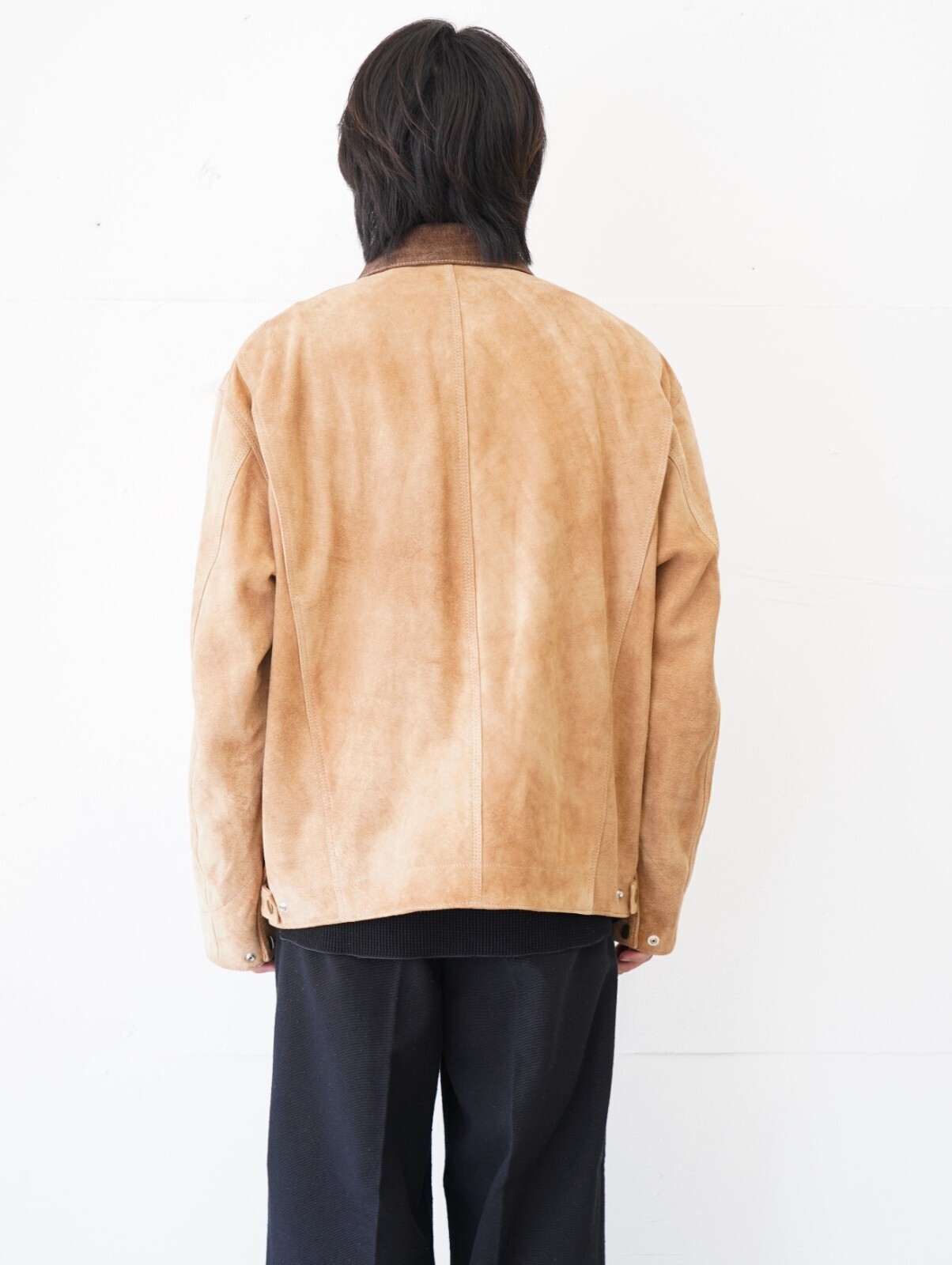 SEVEN BY SEVEN 男裝 LEATHER DETROITJACKET ‐Goat suede Antique finish‐ 圖片29