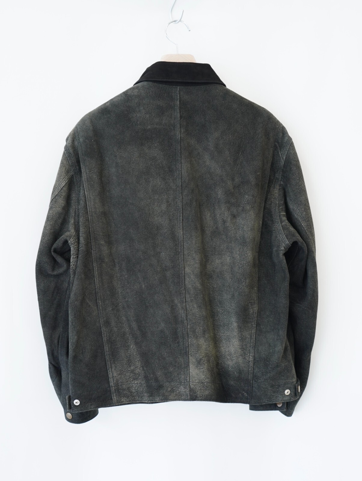 SEVEN BY SEVEN 男裝 LEATHER DETROITJACKET ‐Goat suede Antique finish‐ 圖片25