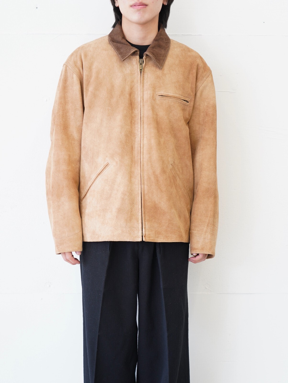 SEVEN BY SEVEN 男裝 LEATHER DETROITJACKET ‐Goat suede Antique finish‐ 圖片27