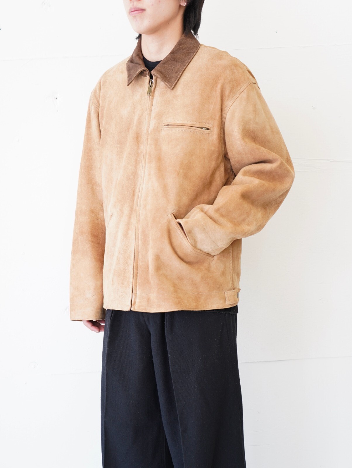 SEVEN BY SEVEN 男裝 LEATHER DETROITJACKET ‐Goat suede Antique finish‐ 圖片30