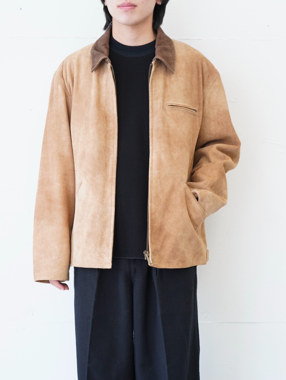 SEVEN BY SEVEN 男裝 LEATHER DETROITJACKET ‐Goat suede Antique finish‐ 圖片31