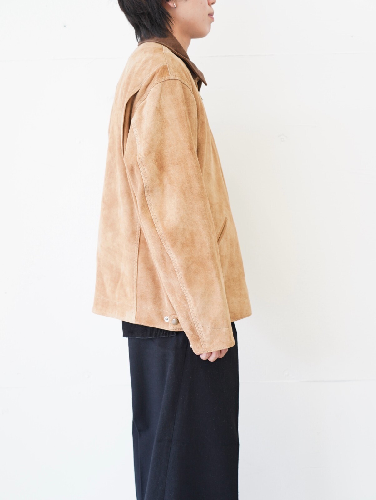 SEVEN BY SEVEN 男裝 LEATHER DETROITJACKET ‐Goat suede Antique finish‐ 圖片28