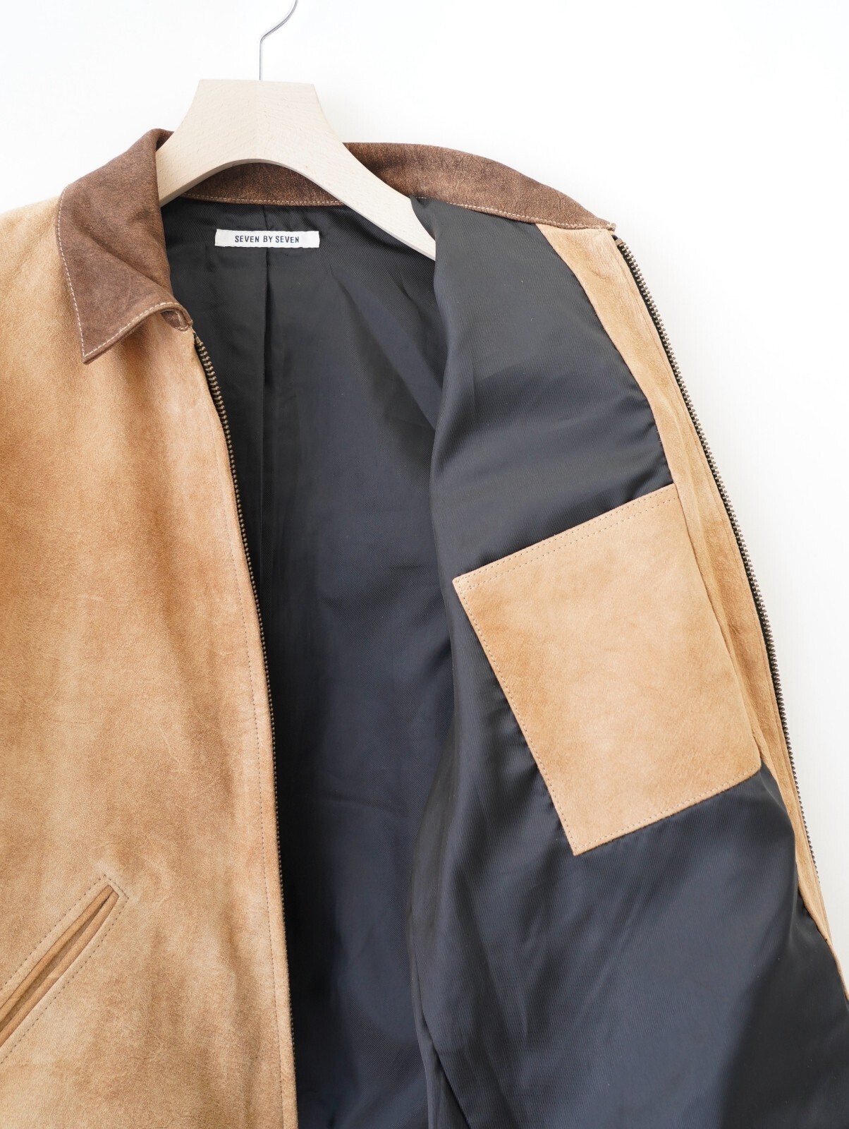 SEVEN BY SEVEN 男裝 LEATHER DETROITJACKET ‐Goat suede Antique finish‐ 圖片35