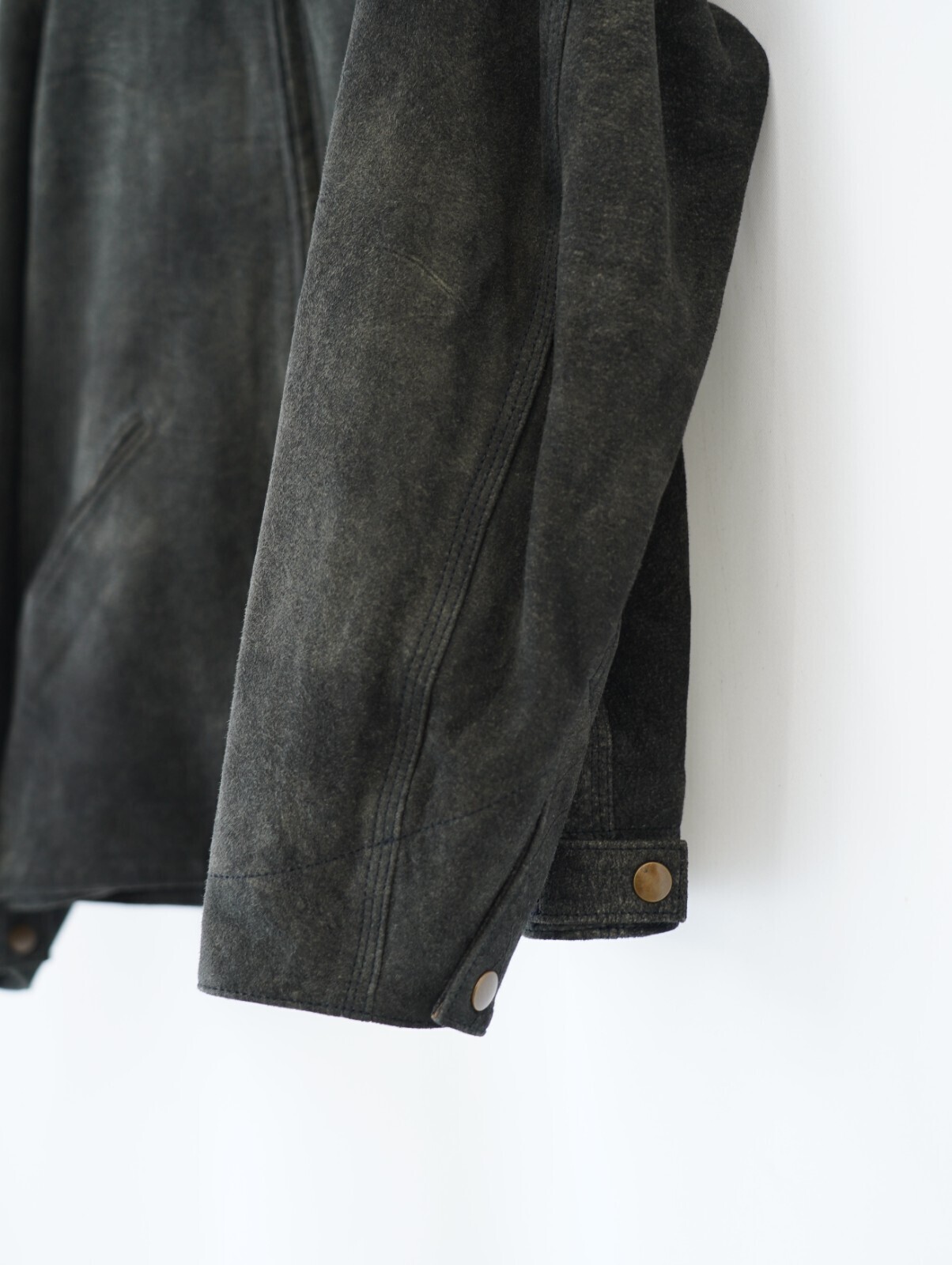 SEVEN BY SEVEN 男裝 LEATHER DETROITJACKET ‐Goat suede Antique finish‐ 圖片23