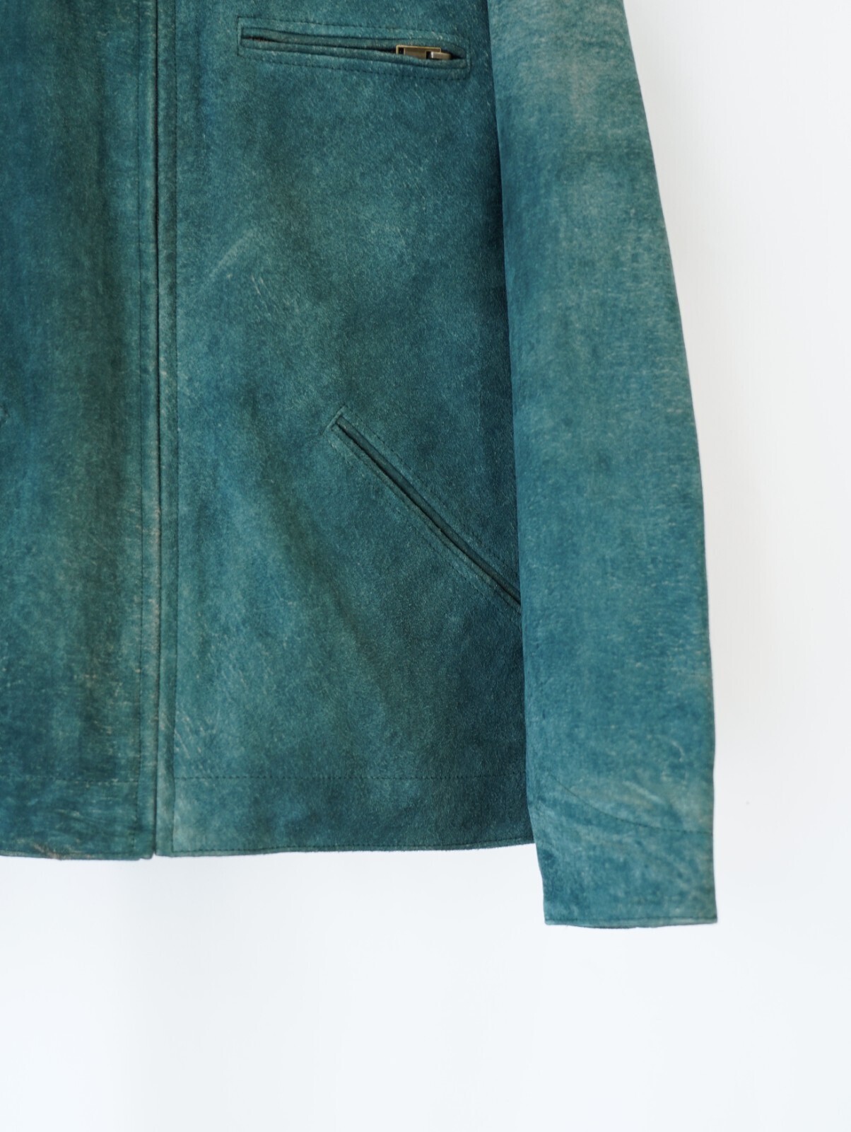 SEVEN BY SEVEN 男裝 LEATHER DETROITJACKET ‐Goat suede Antique finish‐ 圖片9