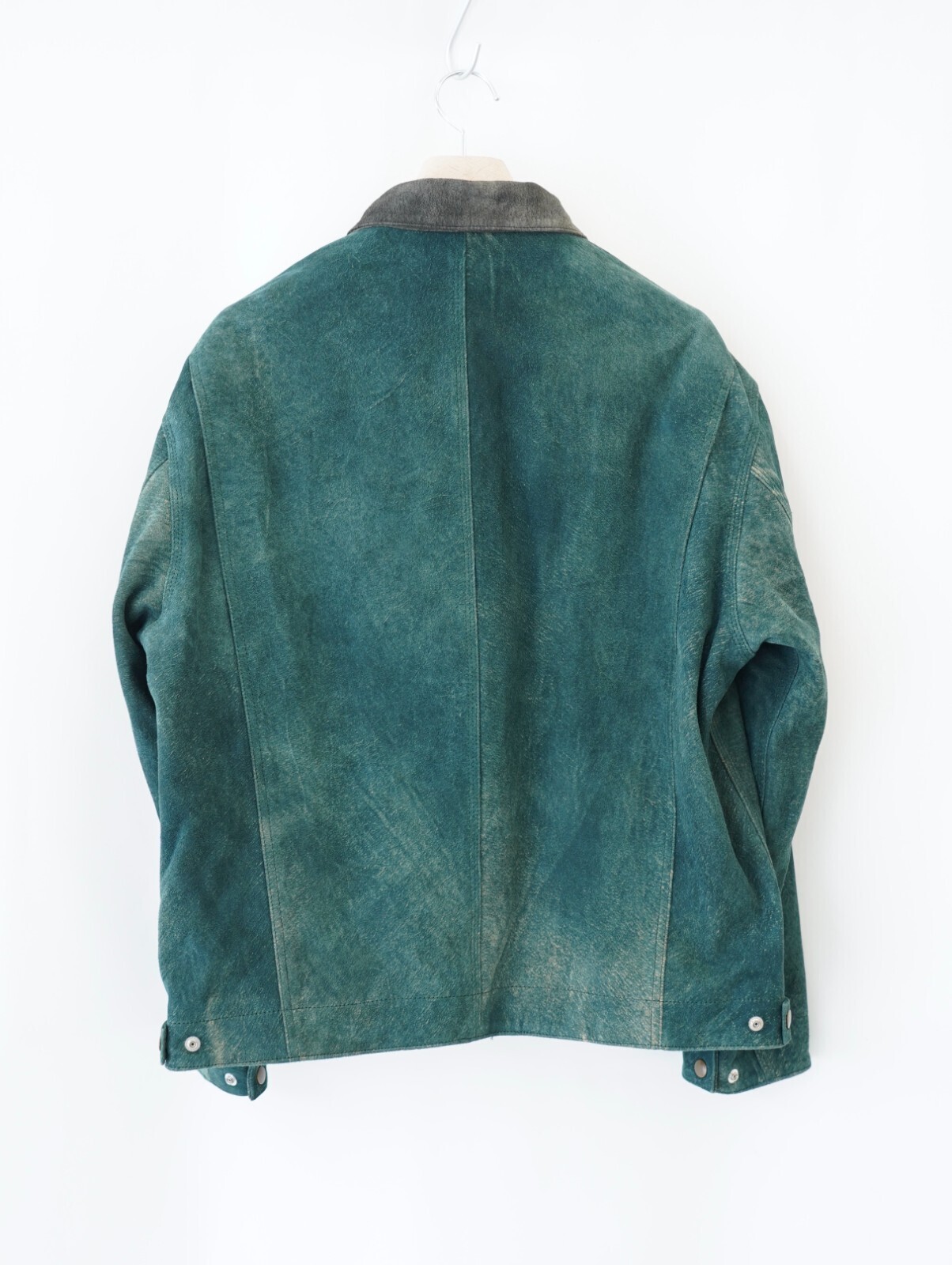 SEVEN BY SEVEN 男裝 LEATHER DETROITJACKET ‐Goat suede Antique finish‐ 圖片12