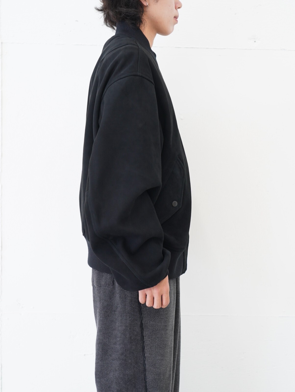 SEVEN BY SEVEN MENS LEATHER MA-1 BLOUSON ‐Kashmir Suede‐ IMAGE3