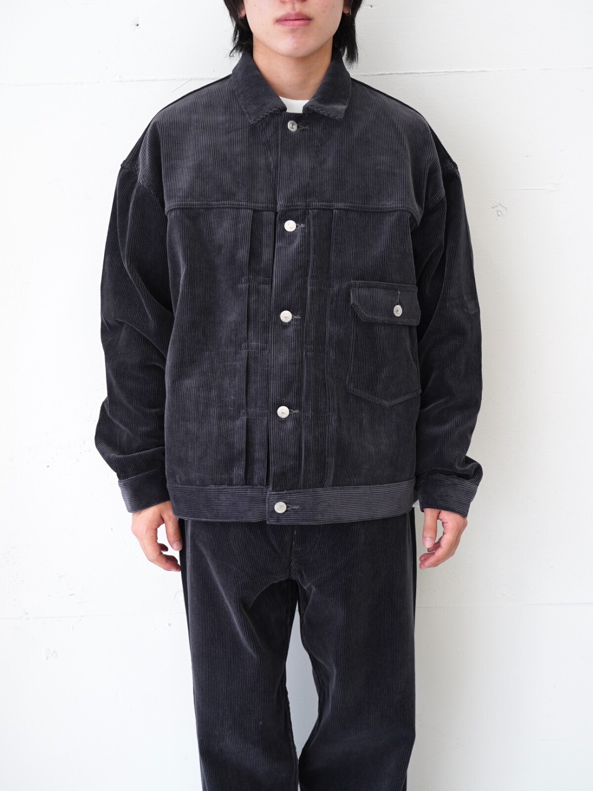 SEVEN BY SEVEN MENS 1ST TYPE CORDUROY JACKET ‐Modal mix‐ IMAGE1