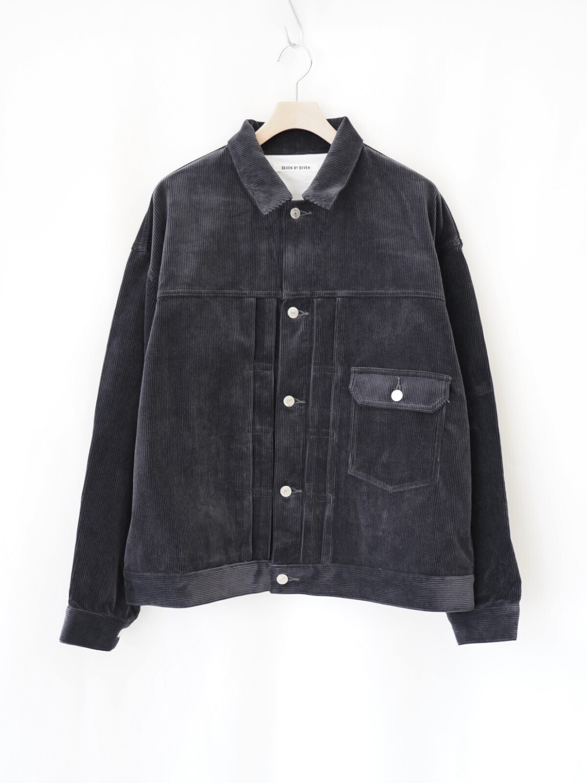 SEVEN BY SEVEN MENS 1ST TYPE CORDUROY JACKET ‐Modal mix‐ IMAGE5