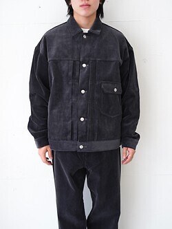 セブンバイセブン(SEVEN BY SEVEN) MENS 1ST TYPE CORDUROY JACKET ‐Modal mix‐ gray M