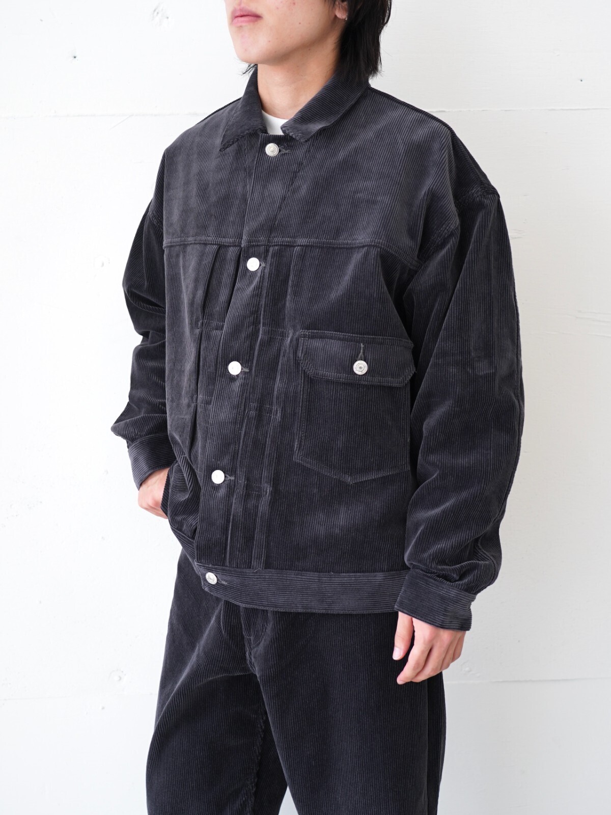 SEVEN BY SEVEN MENS 1ST TYPE CORDUROY JACKET ‐Modal mix‐ IMAGE4