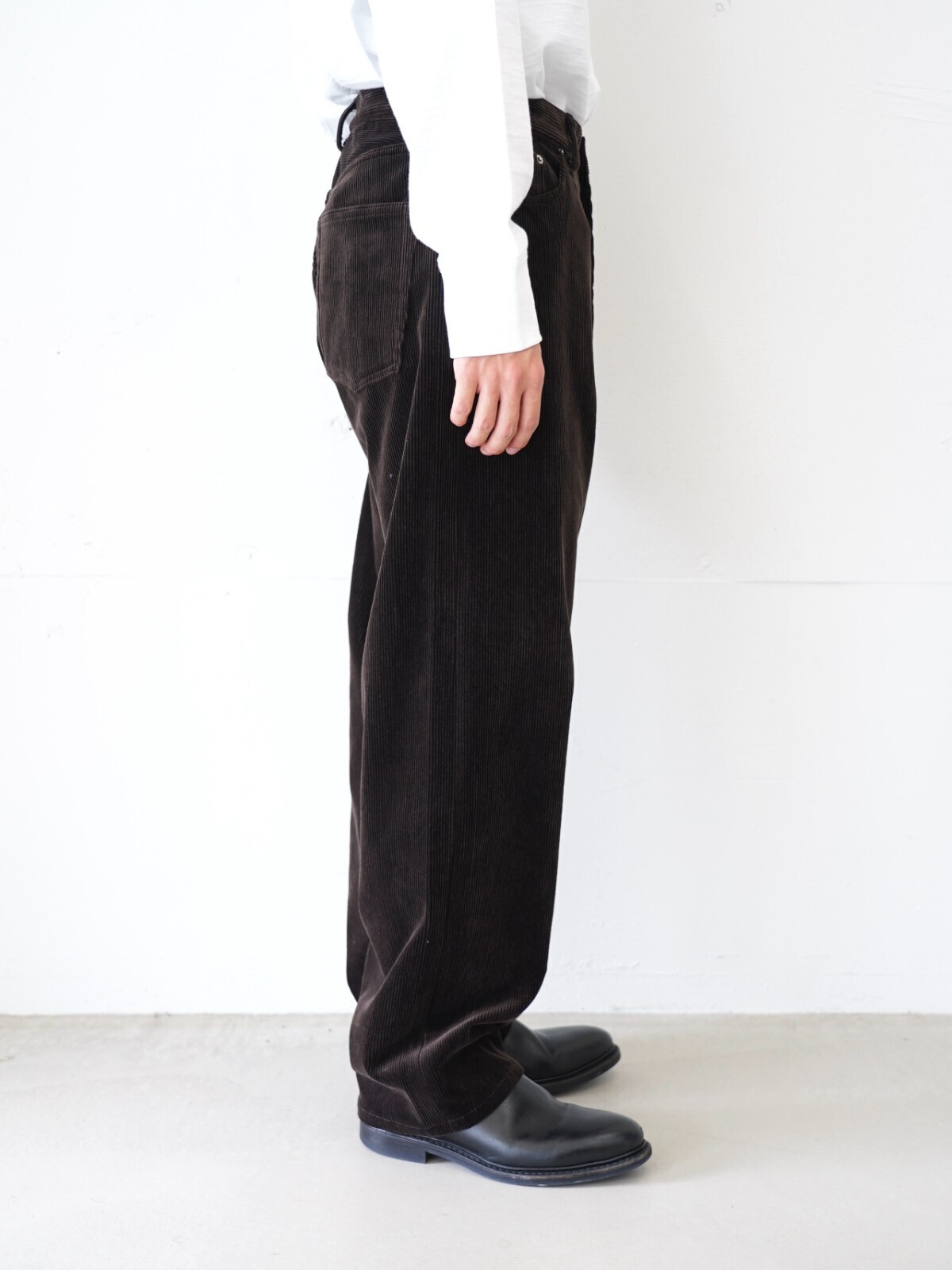 SEVEN BY SEVEN MENS CORDUROY WIDE PANTS ‐Modal mix‐ (25AW) IMAGE2