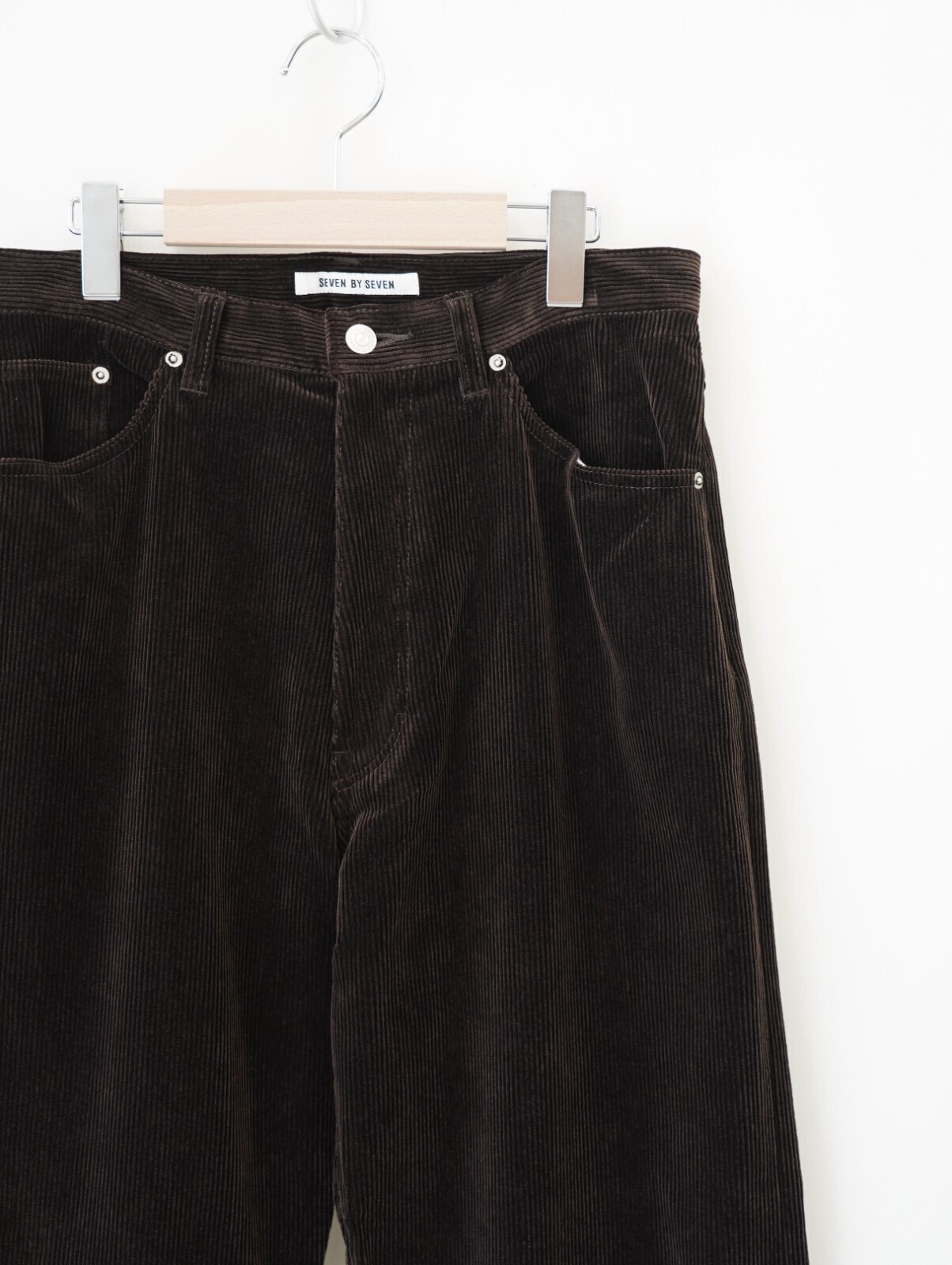 SEVEN BY SEVEN MENS CORDUROY WIDE PANTS ‐Modal mix‐ (25AW) IMAGE6
