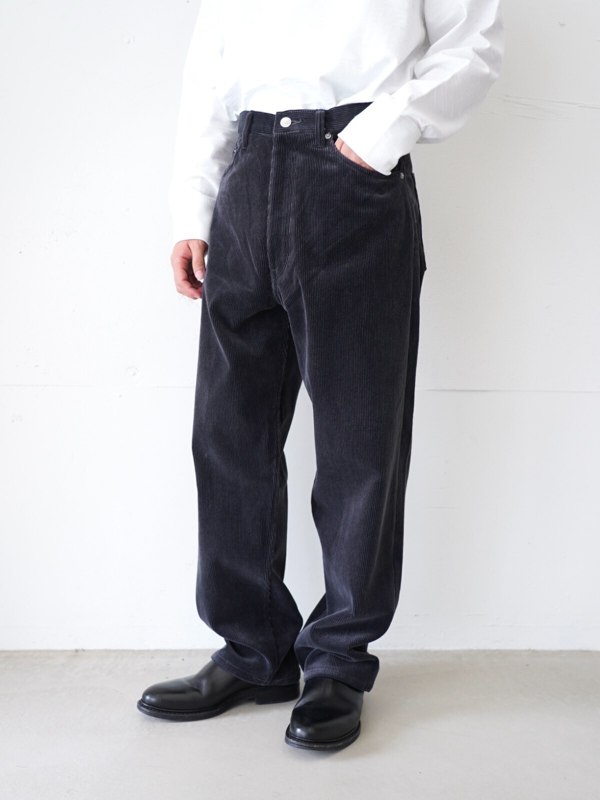 SEVEN BY SEVEN MENS CORDUROY WIDE PANTS ‐Modal mix‐ (25AW) IMAGE14