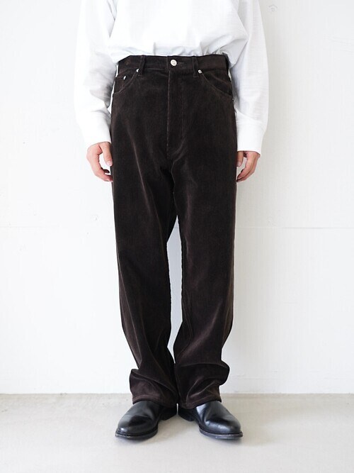 CORDUROY WIDE PANTS ‐Modal mix‐｜SEVEN BY SEVEN MENS