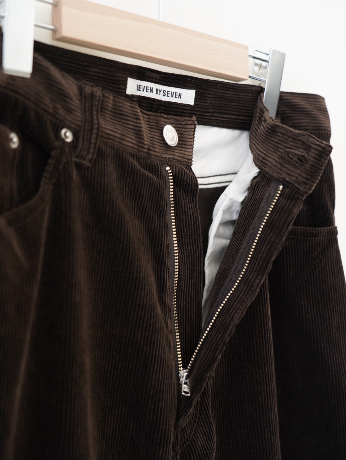 SEVEN BY SEVEN MENS CORDUROY WIDE PANTS ‐Modal mix‐ (25AW) IMAGE8