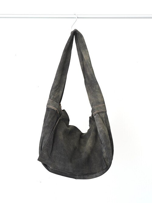 LEATHER SHOULDER BAG ‐Goat suede Antique finish‐｜SEVEN BY SEVEN MENS