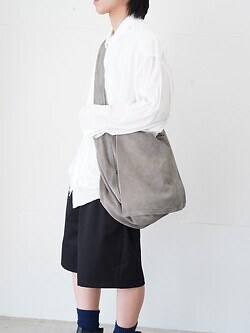 SEVEN BY SEVEN WOMENS & MENS LEATHER SHOULDER BAG ‐Cow split leather‐ IMAGE12
