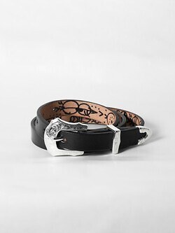 SEVEN BY SEVEN 여성 & 남성 【SBS*Rooster King & Co,.】NARROW WESTERN BELT (25AW) 이미지1