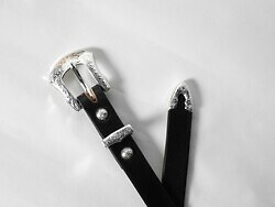 SEVEN BY SEVEN 여성 & 남성 【SBS*Rooster King & Co,.】NARROW WESTERN BELT (25AW) 이미지6