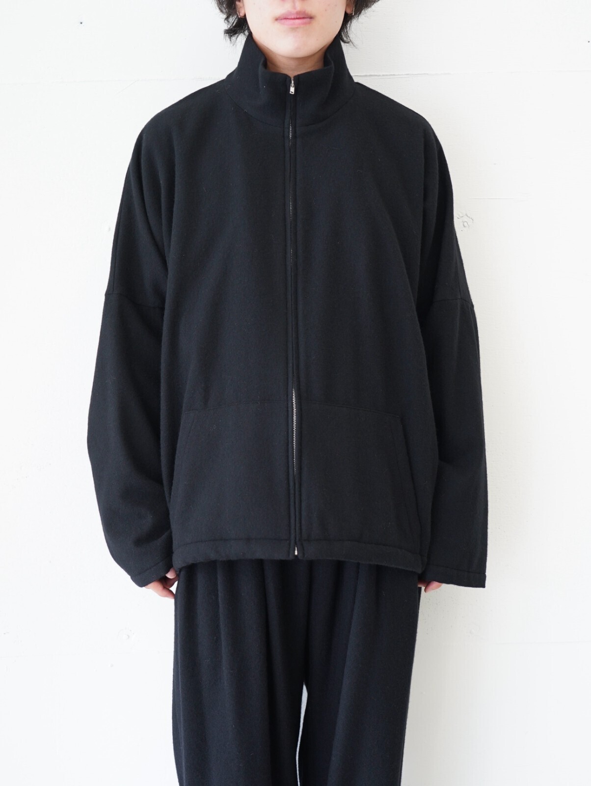 Blanc YM 女士 & 男士 CASHMERE ZIP JACKET 图片1