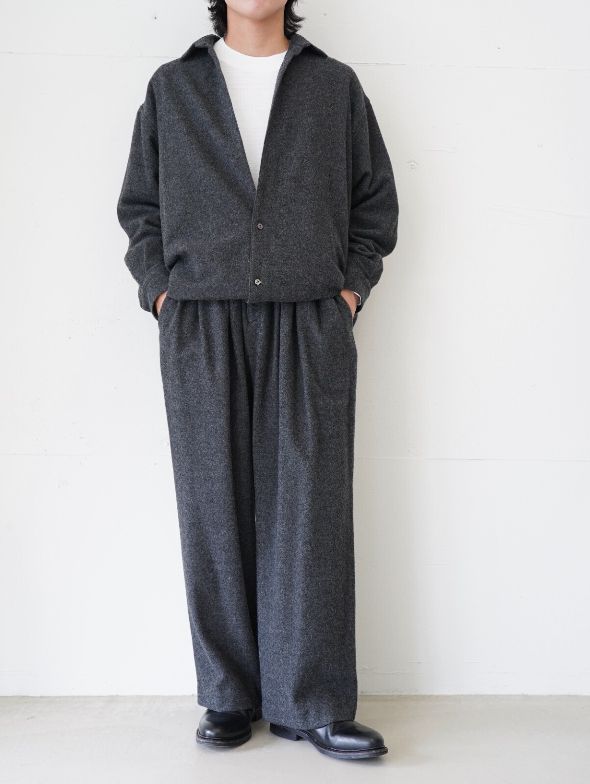 ブラン ワイエム レディース & メンズ カシミヤシャツジャケット 画像5