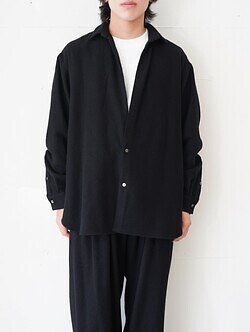 Blanc YM 女士 & 男士 CASHMERE SHIRT JACKET 图片14