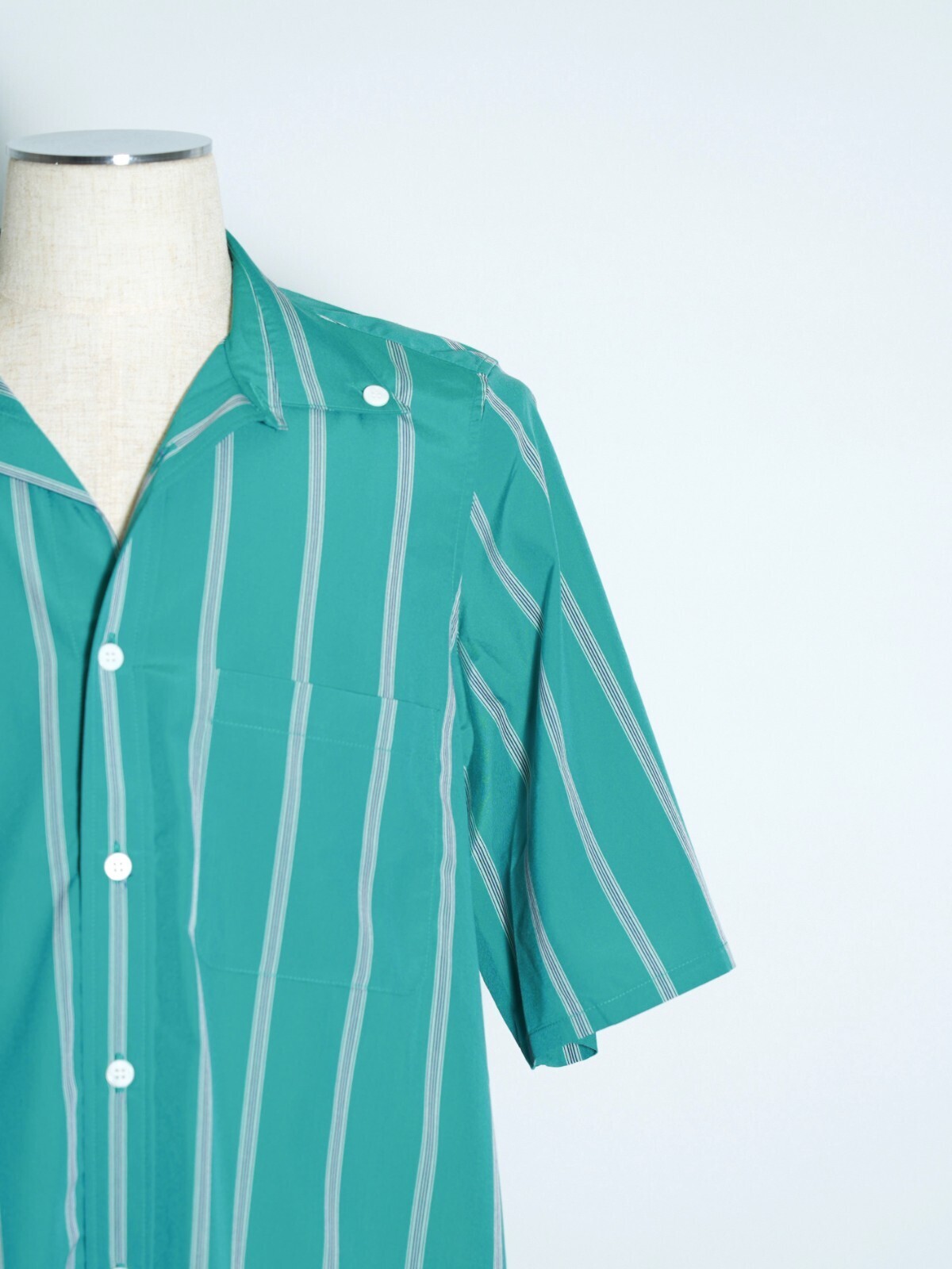 RICE NINE TEN 男裝 Open Collar Button Down Shirt 圖片7