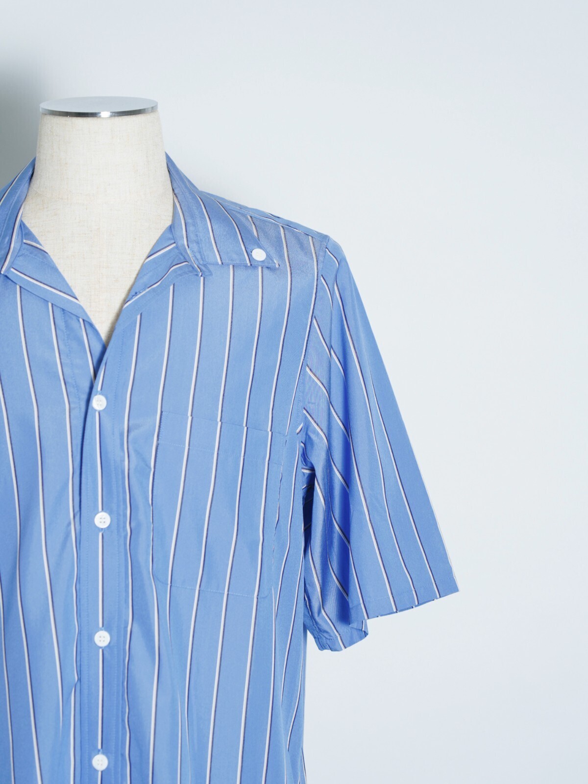 RICE NINE TEN 男裝 Open Collar Button Down Shirt 圖片2